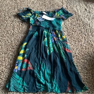 Off the shoulder beachy dress RUNS SMALL!!